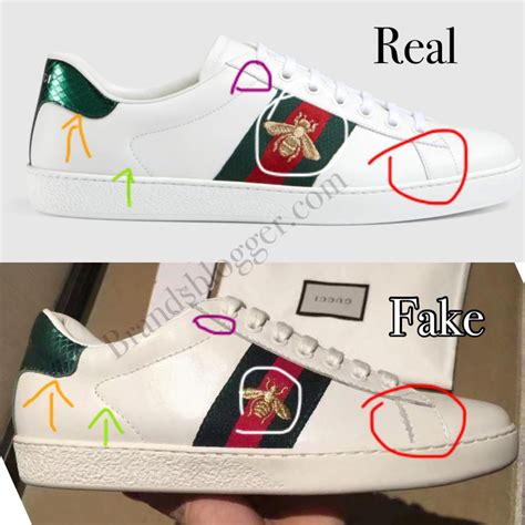 how to tell a fake gucci shoes|knock off gucci tennis shoes.